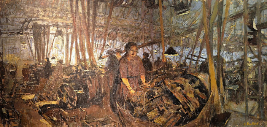 Vapenfabrik i Lyon: tornen - Édouard Vuillard