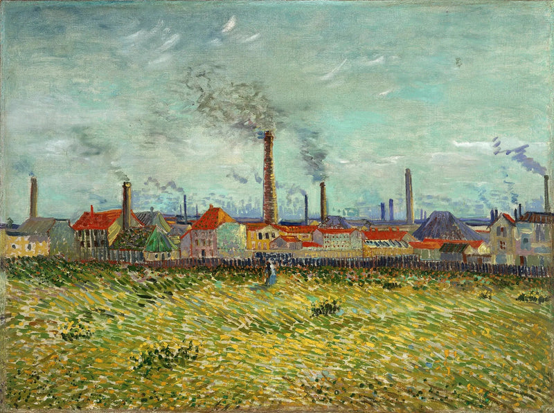 Fabriker i Asnières - Vincent van Gogh
