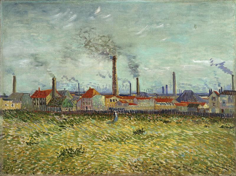 Fabriker i Asnières - Vincent van Gogh