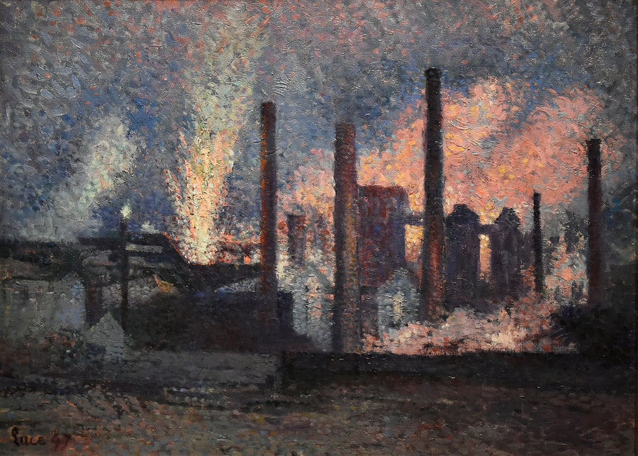 Fabriker nära Charleroi - Maximilien Luce