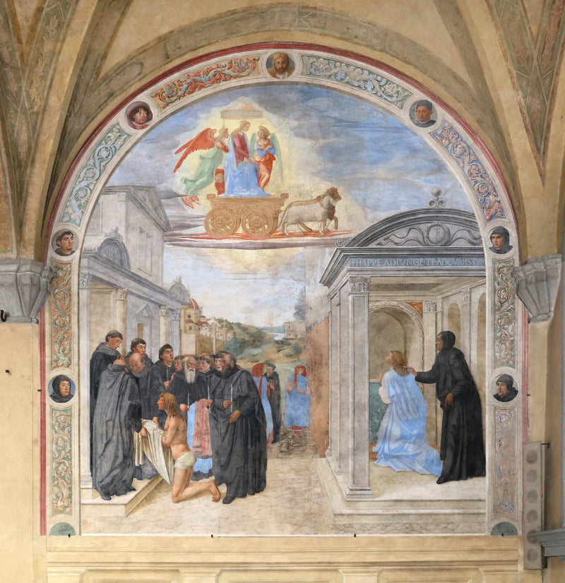 Helgonet Filip Benizi - Cosimo Rosselli