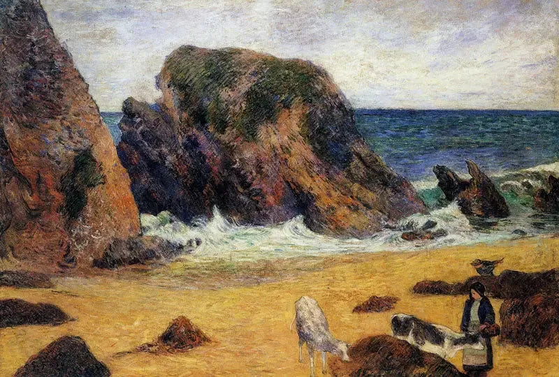 Kor vid havet - Paul Gauguin