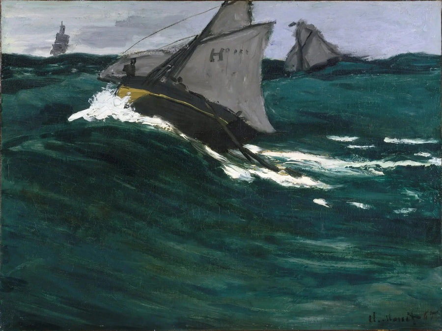 Den gröna vågen W73 - Claude Monet