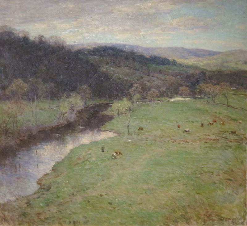 Vallé på våren - Willard Metcalf