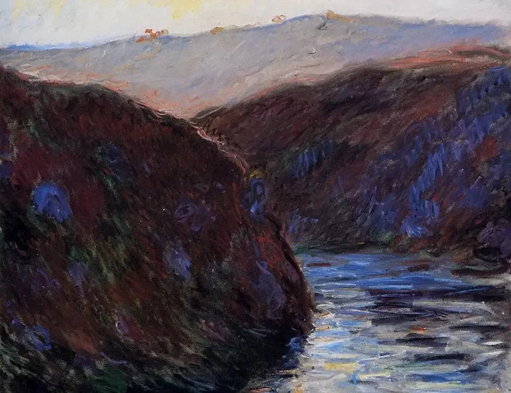 Creuse Valley, kvällseffekt W1225 - Claude Monet