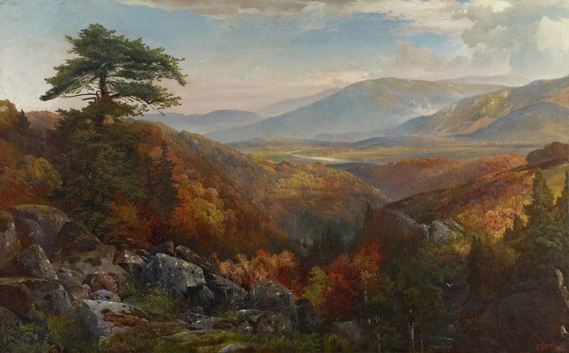 Catawissa-dalen på hösten - Thomas Moran