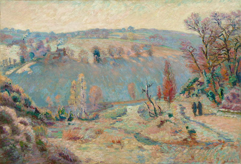 Vallée de la Sédelle à Pont Charraud: Vit gelé - Armand Guillaumin