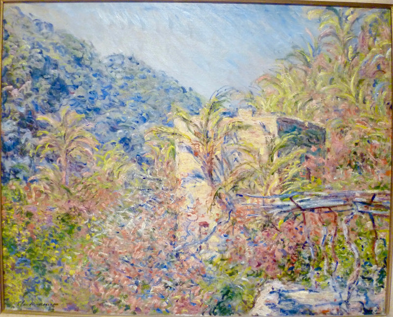 Vallée de Sasso. Soleffekt - Claude Monet