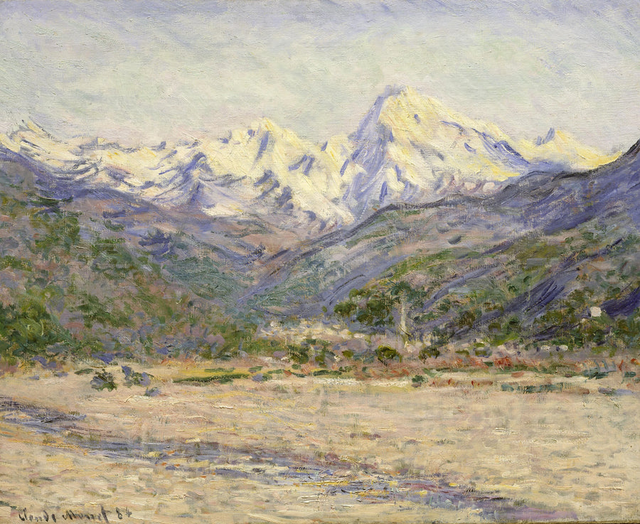 Nervia-dalen - Claude Monet
