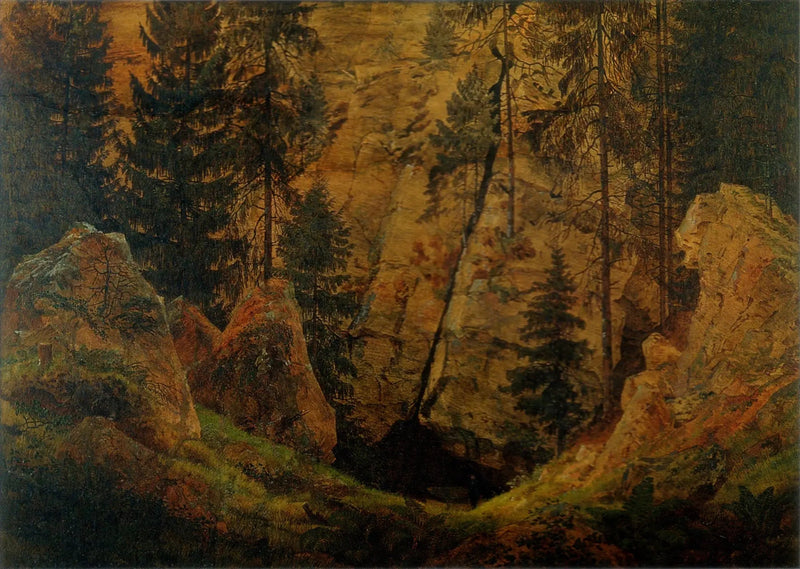 Klippdal - Caspar David Friedrich