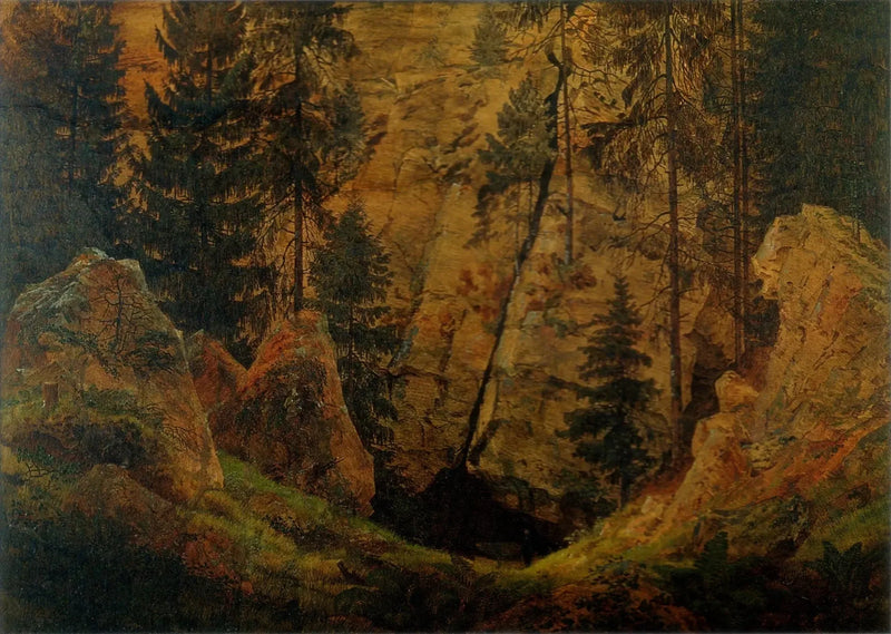 Klippdal - Caspar David Friedrich