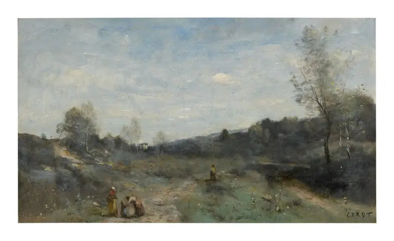 Utslocknade dalar - Jean-Baptiste Camille Corot