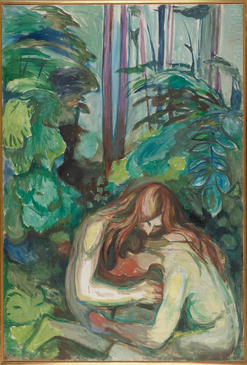 Vampire i skogen - Edvard Munch