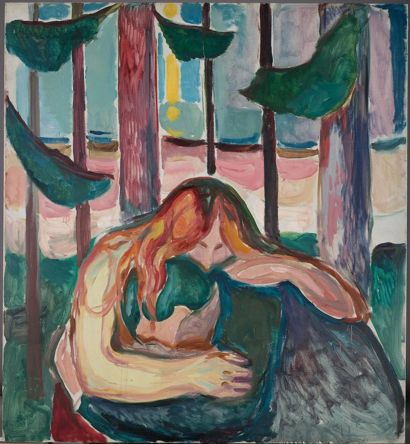 Vampire i skogen - Edvard Munch