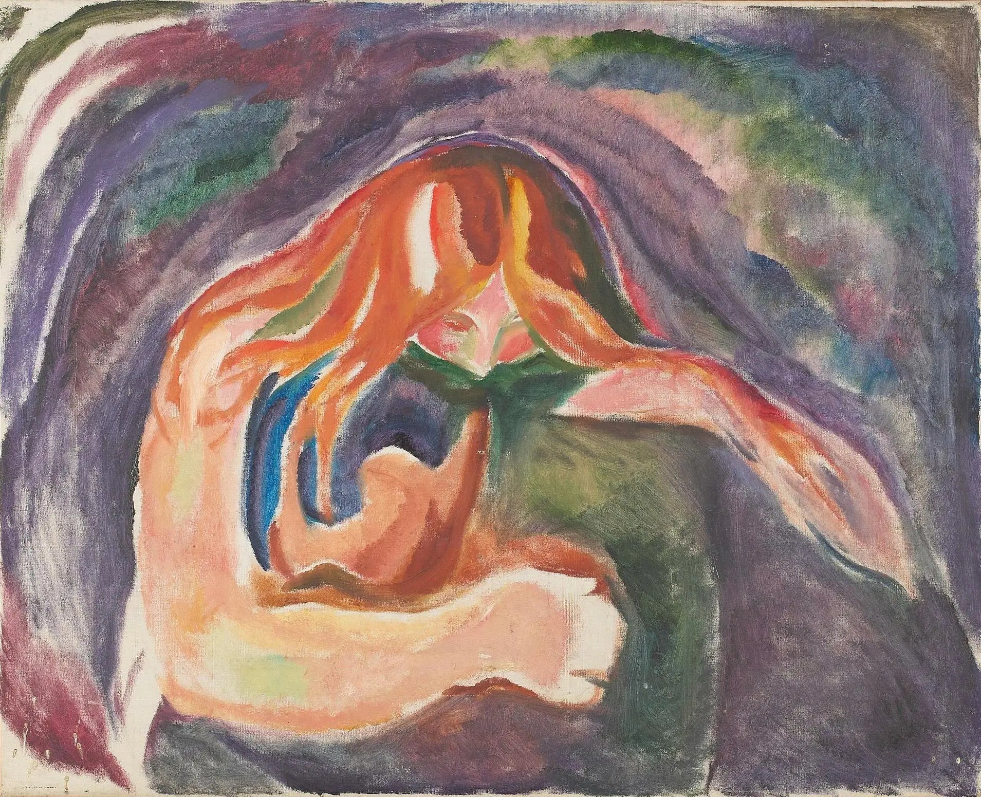 Vampire - Edvard Munch image 1 reproduction de peinture à l’huile