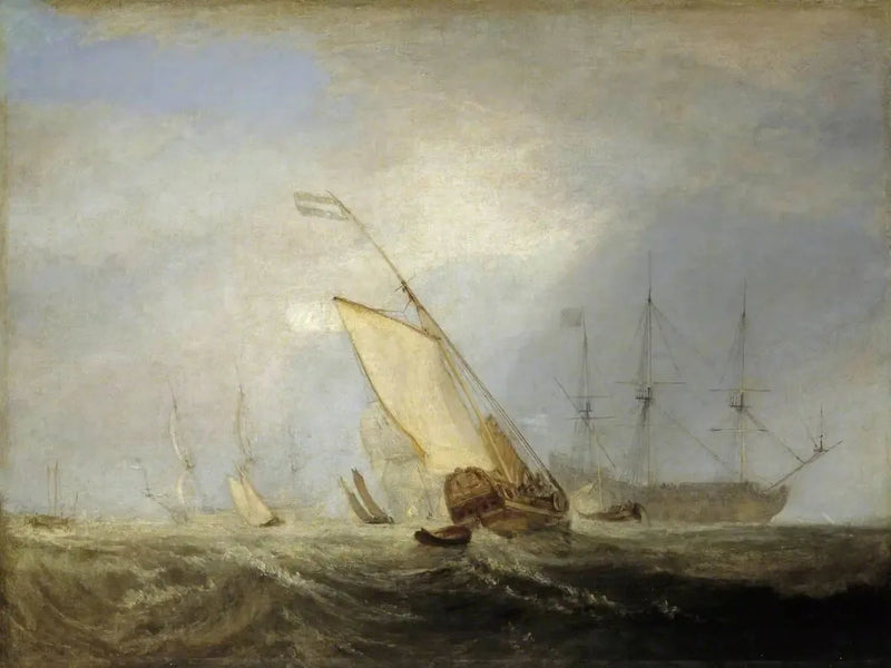 Van Tromp Återvänder efter Slaget vid Dogger Bank - J. M. W. Turner