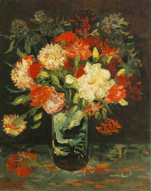 Vas med nejlikor - Vincent van Gogh