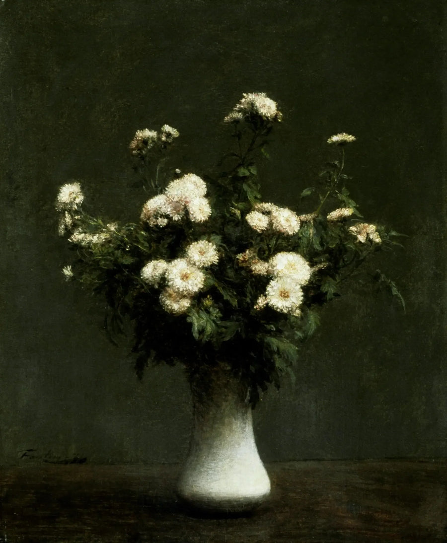 Krysantemumvas - Henri Fantin-Latour