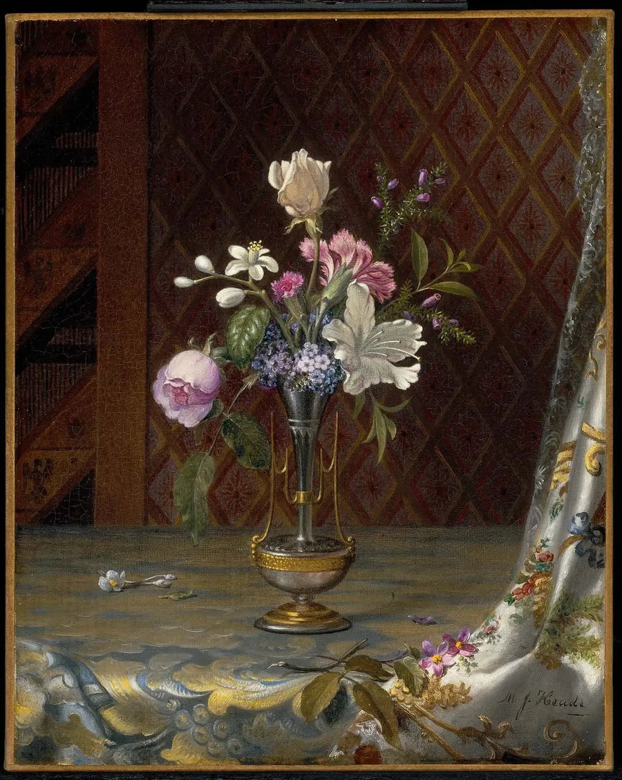 Blomstervas blandade - Martin Johnson Heade