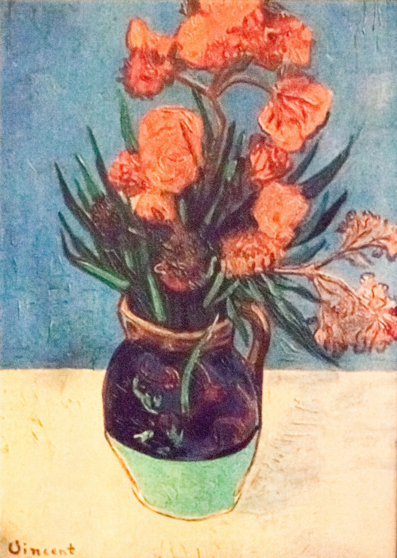 Vas med rosenträd - Vincent van Gogh