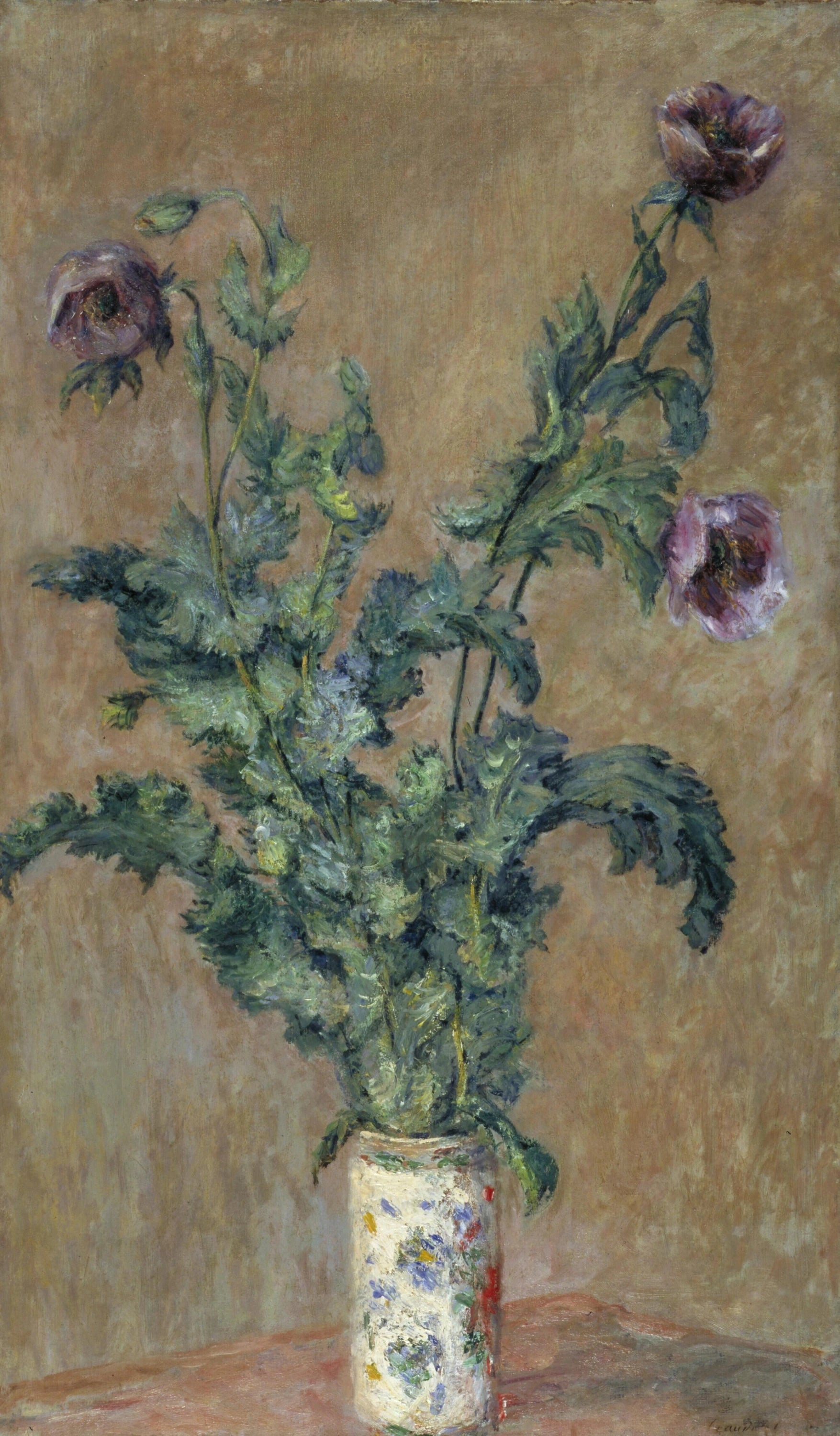 Vase de pavots W848 de Claude Monet – Museum Boijmans Van Beuningen VdV 51