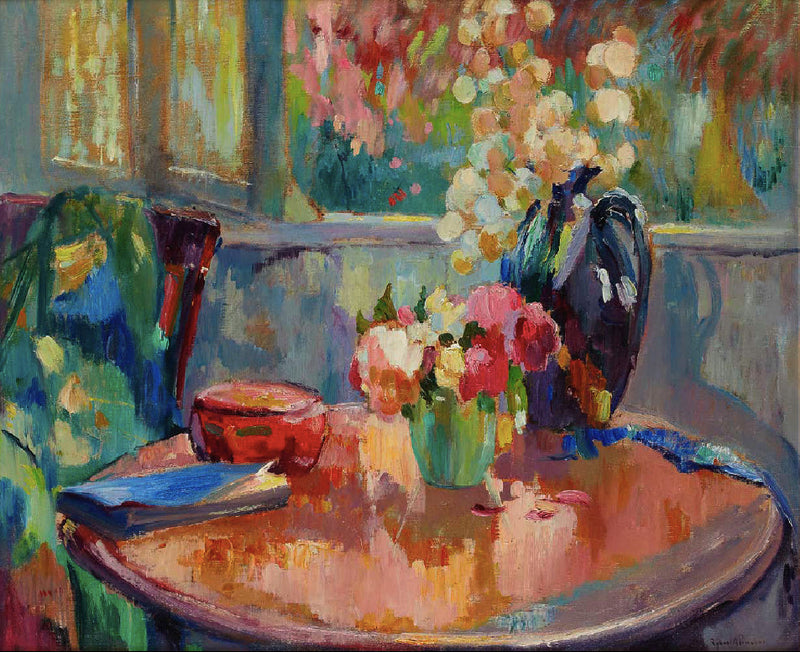 Blomvaser på pied - Robert Antoine Pinchon