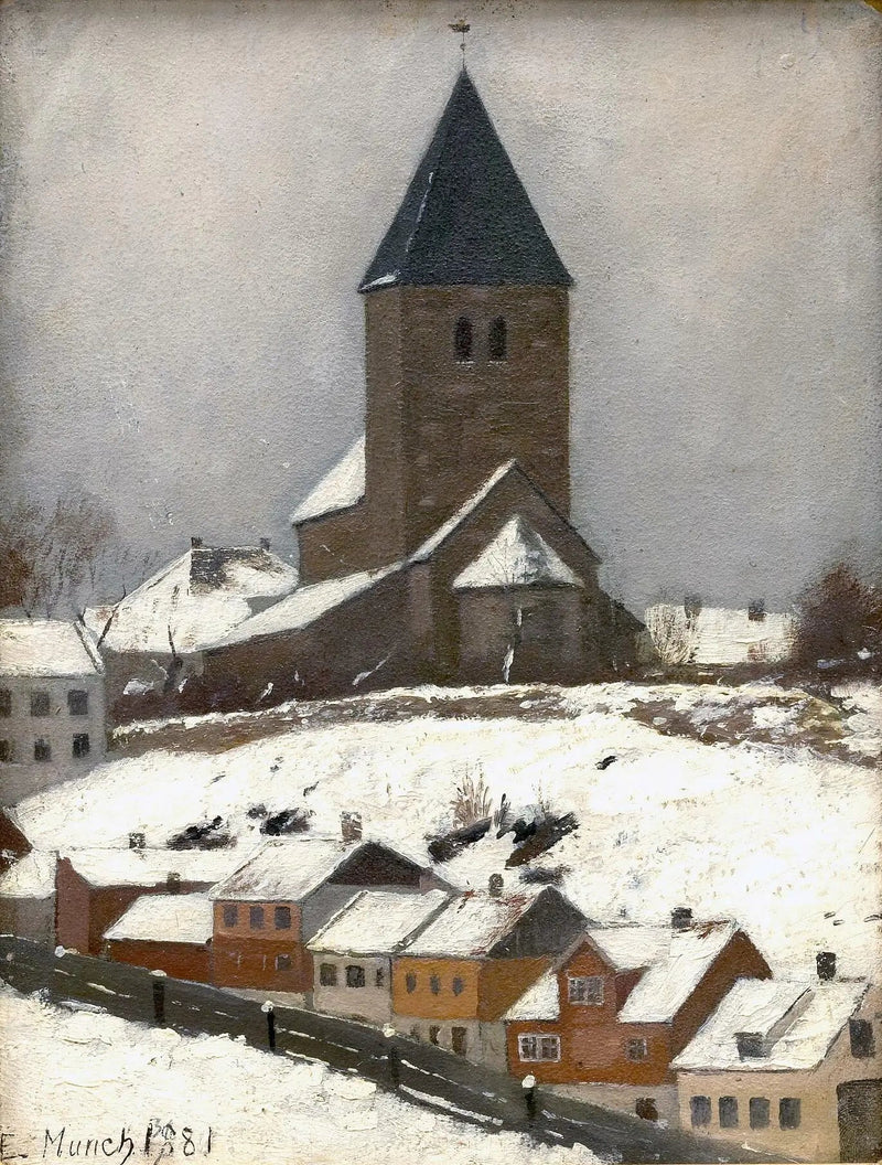Vakt Kyrka i Aker - Edvard Munch