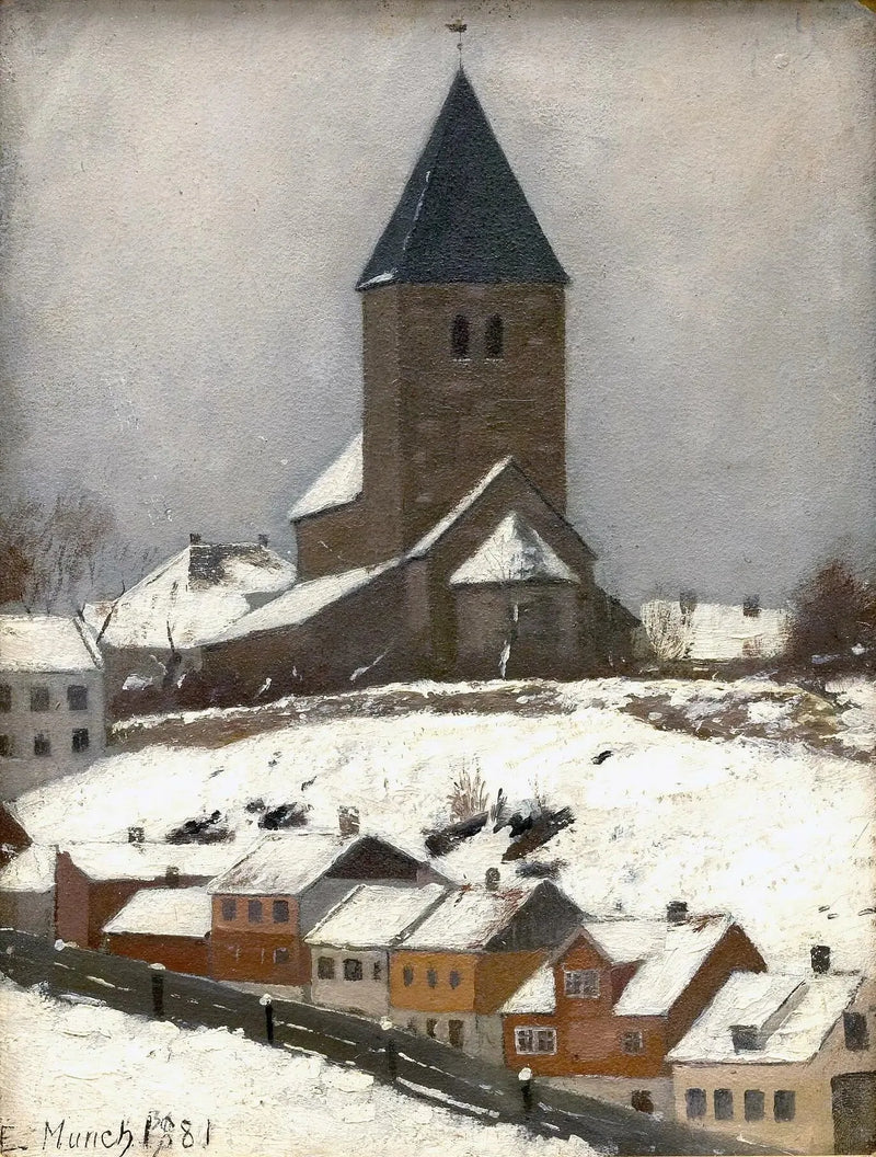 Vakt Kyrka i Aker - Edvard Munch