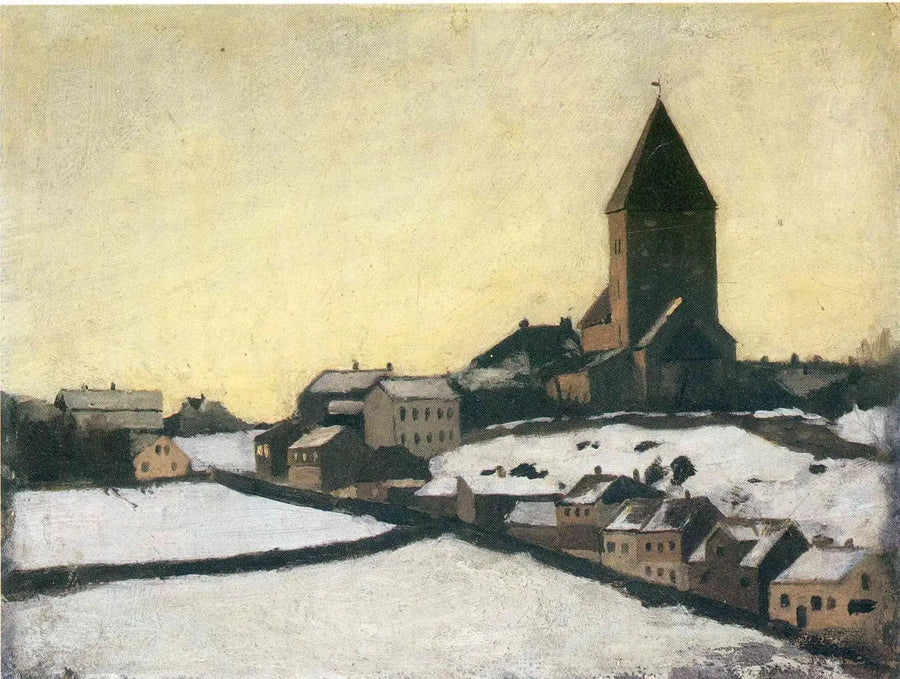 Vakt Kyrka i Aker - Edvard Munch