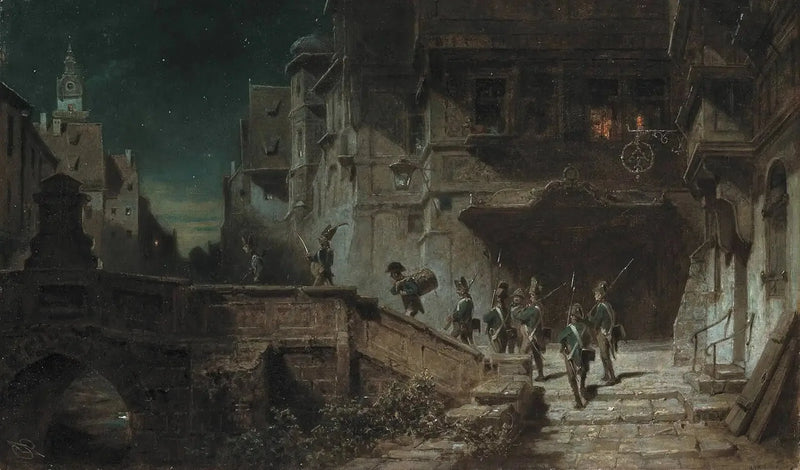 Nattvakter - Carl Spitzweg