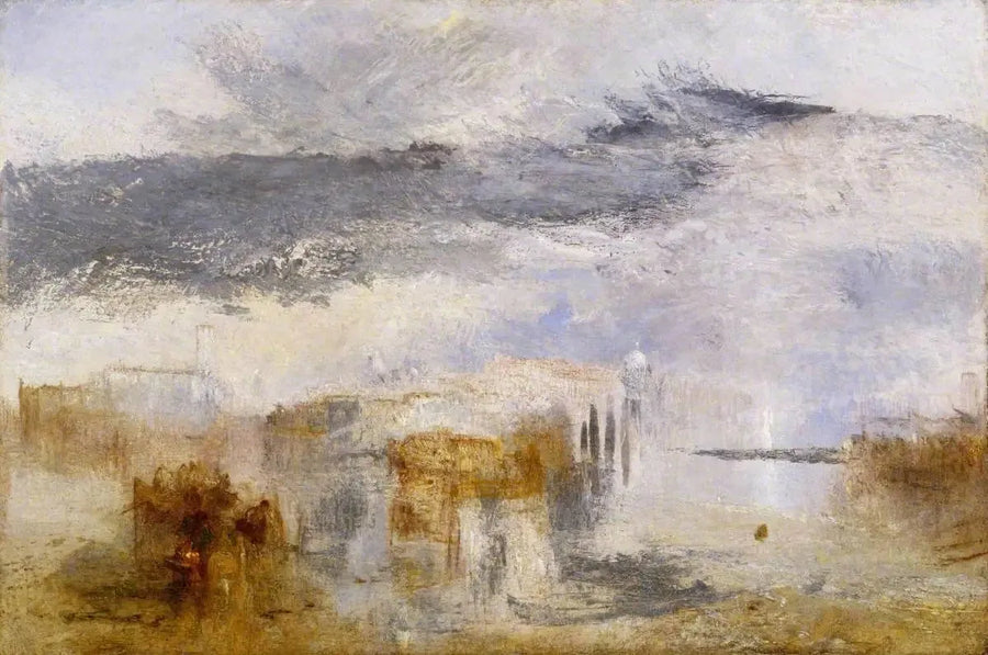Venedig - Solnedgång, en fiskare - J. M. W. Turner