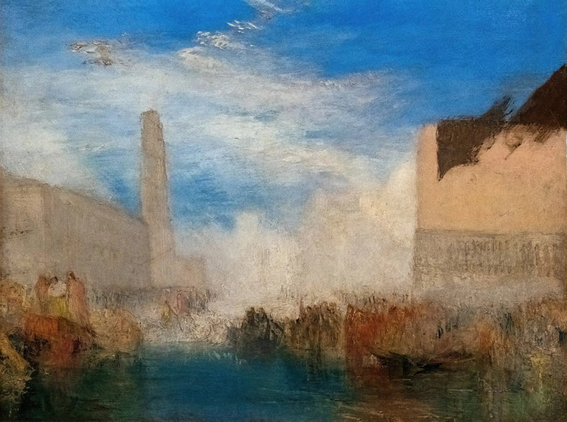 Venedig, Piazzetta med ceremonin där dogen gifter sig med havet - J. M. W. Turner