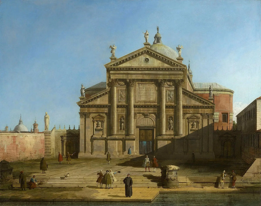 Venetien: Capriccio av San Giorgio Maggiore - Canaletto