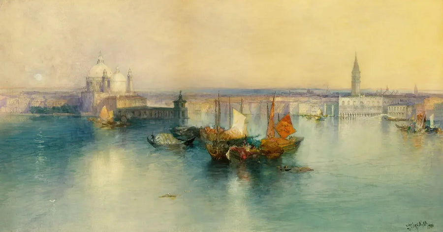 Venedig från San Giorgio-tornet - Thomas Moran