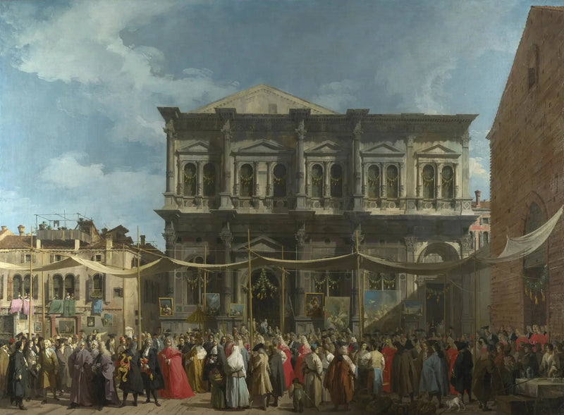 Venedig: Saint Roch-dagen - Canaletto