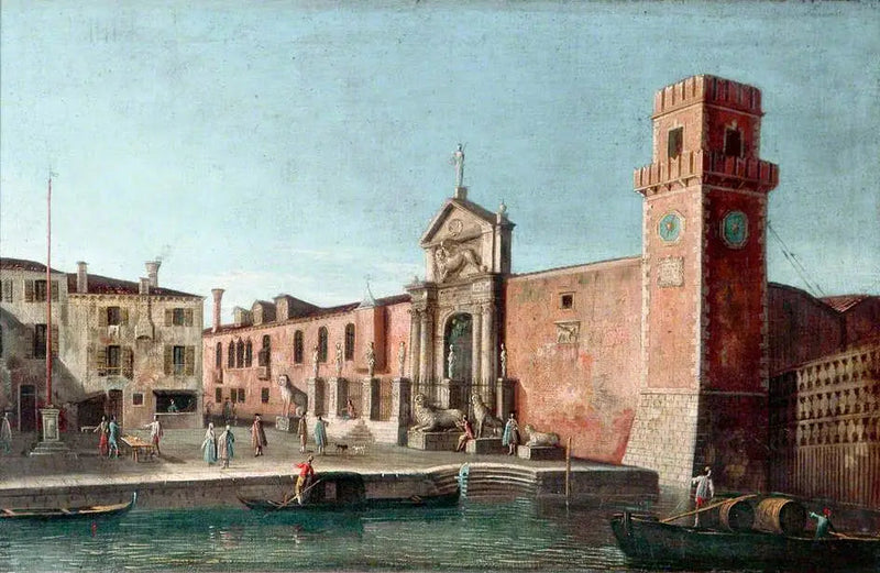 Venedig: Arsenal - Canaletto