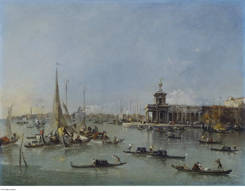 Venice: Doganen med Giudecca - Francesco Guardi