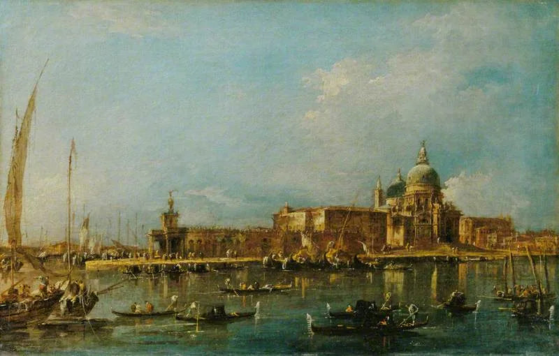 Venedig: Dogana med Santa Maria della Salute - Francesco Guardi