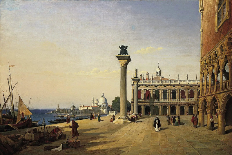 Venedig, lilla torget - Jean-Baptiste Camille Corot