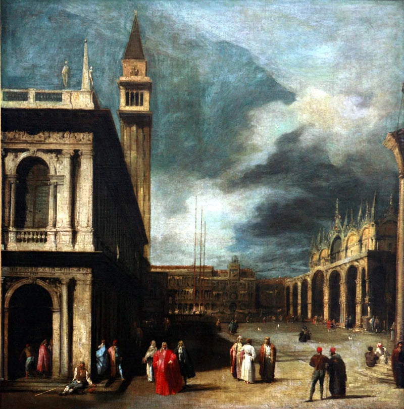 Venedig, Saint-Marc-torget - Canaletto