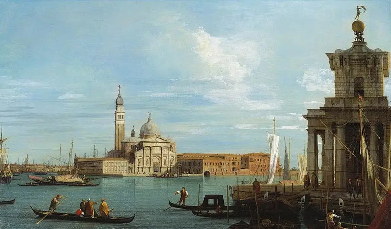 Venedig: Tullens spets och San Giorgio Maggiore - Canaletto