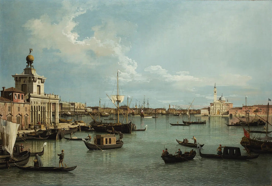 Venedig: San Marco-bassängen från Canal de la Giudecca - Canaletto