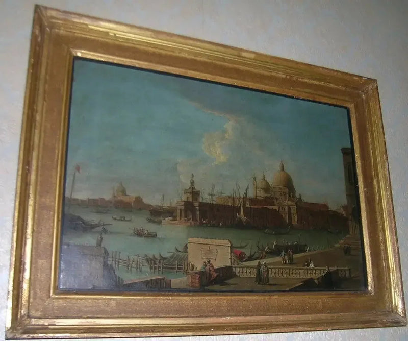 Venedig: Molen mot tullen och Santa Maria della Salute - Canaletto