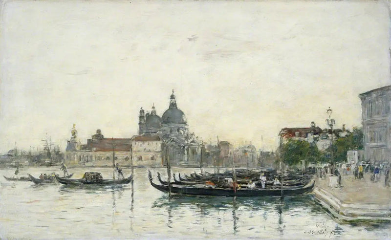 Venedig, Molo - Eugène Boudin