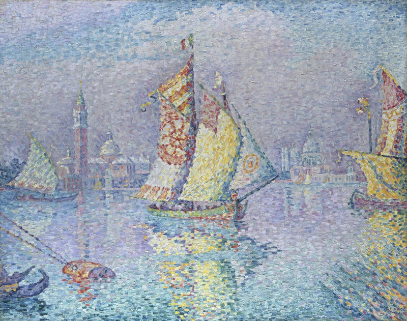Venedig, den gula slöjan - Paul Signac