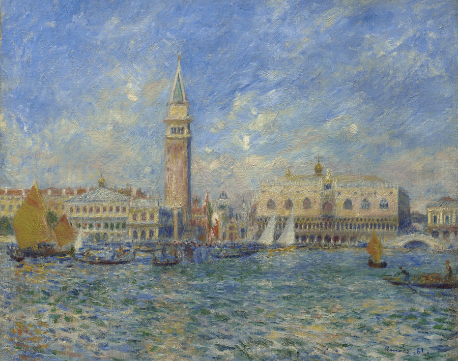 Dogepalatset, Venedig - Pierre-Auguste Renoir