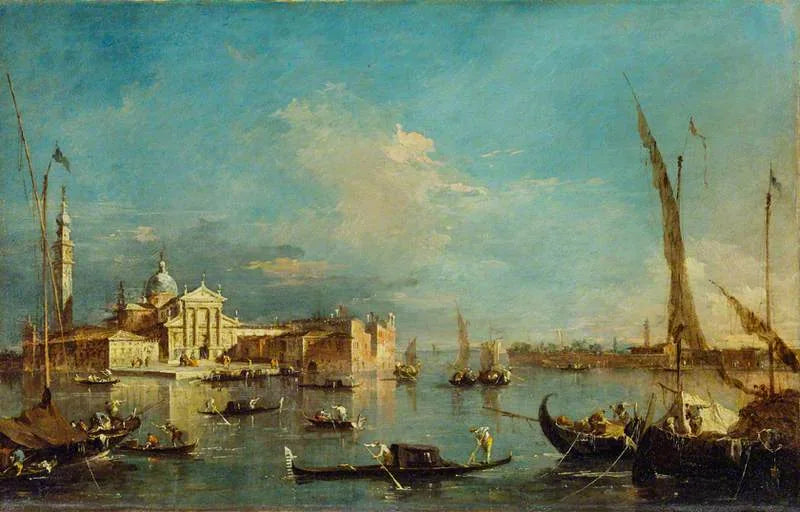 Venedig: San Giorgio Maggiore med Giudecca - Francesco Guardi