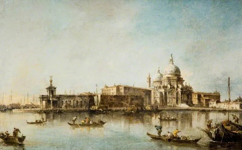 Venedig - Santa Maria delle Salute och Dogmen - Francesco Guardi