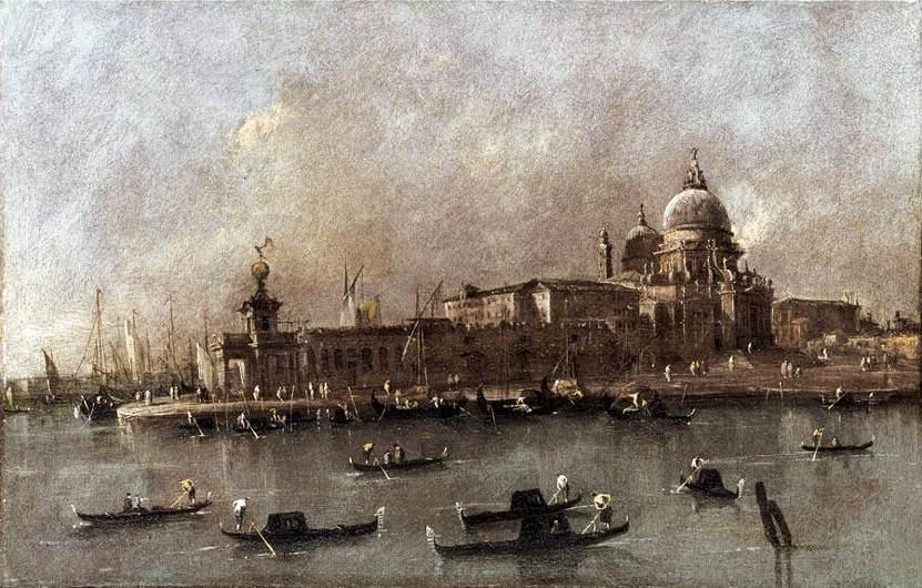 Venise: une vue de l’entrée du Grand Canal - Francesco Guardi - Alpha Reproduction