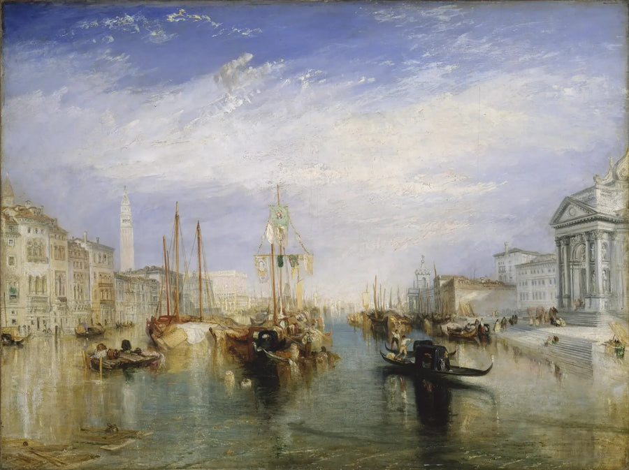 Venedig, vy från portiken av Madonna della Salute - J. M. W. Turner